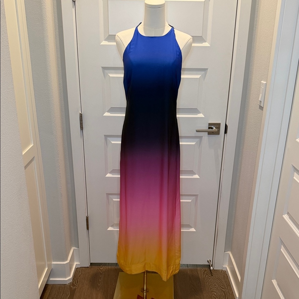 FARM Rio Ombre Long Dress Size M - Picture 6 of 12